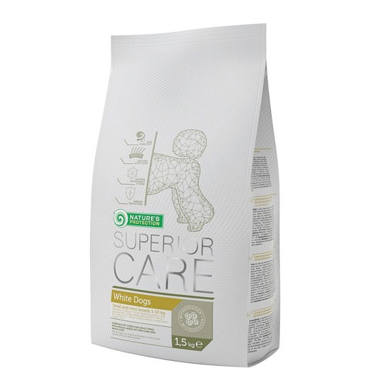 Imagen de Nature´s protection white dog pequeño 1,5kg