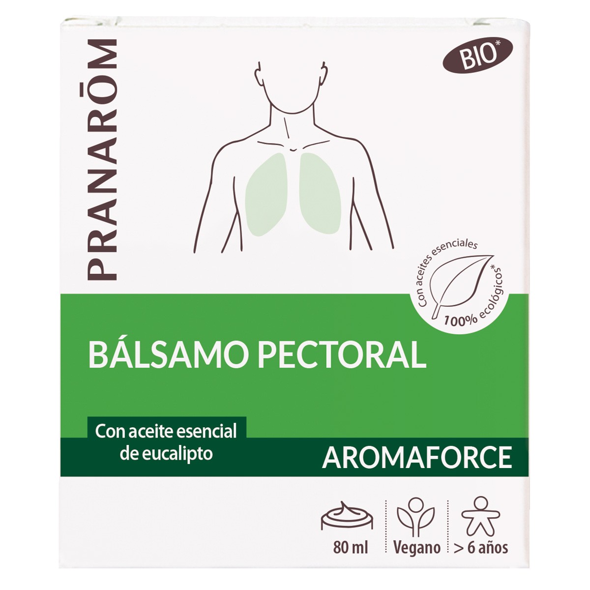 Imagen de Aromaforce pectoral balsamo bio 80 ml