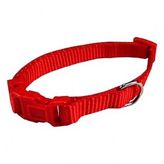 Imagen de Papillón collar ajustable nylon 10 mm x 20-30 cm rojo