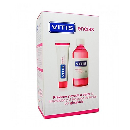 Imagen de Vitis Pack encías pasta 100ml + Colutorio 500ml