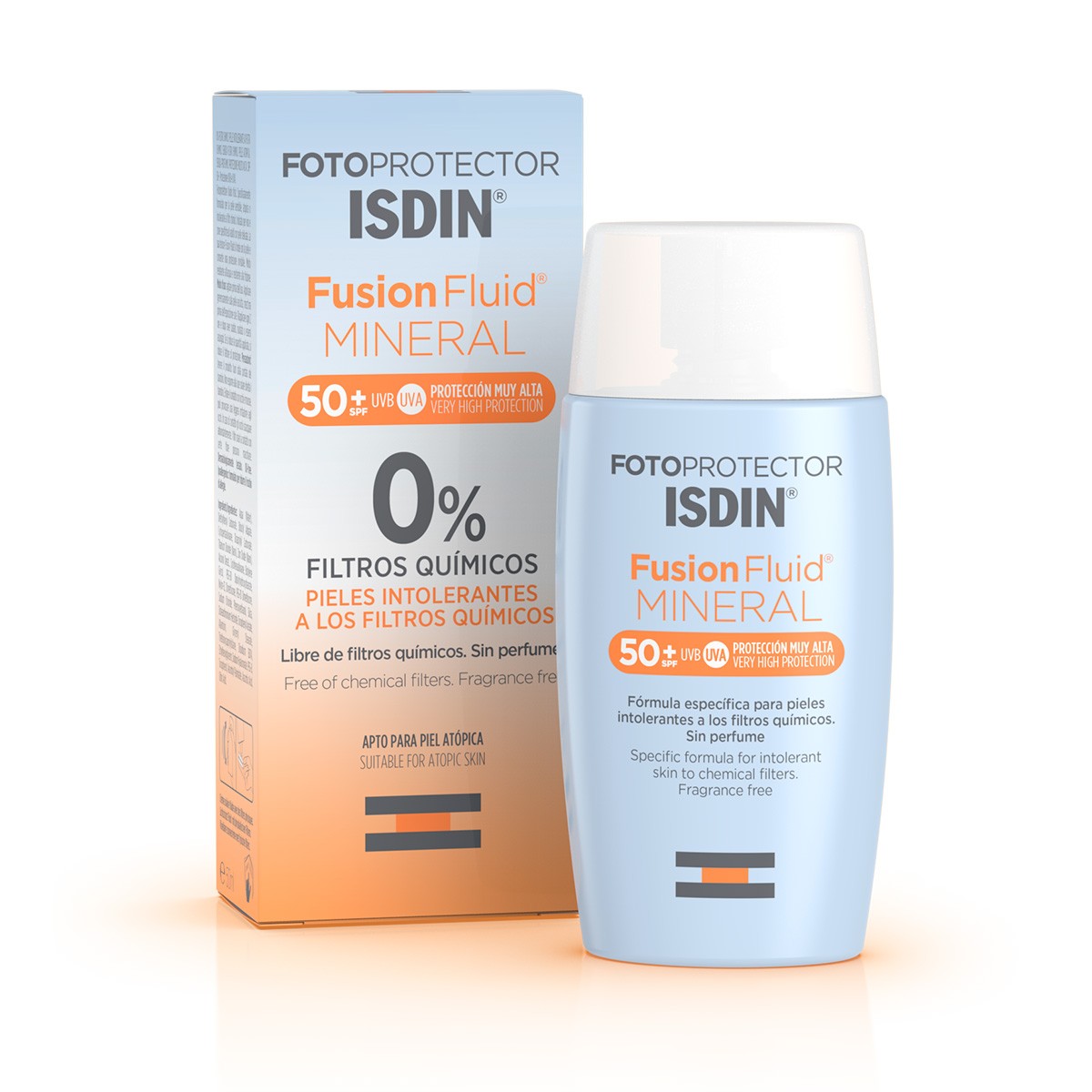 Imagen de Isdin fotoprotector mineral fusion fluid 50+ 50ml