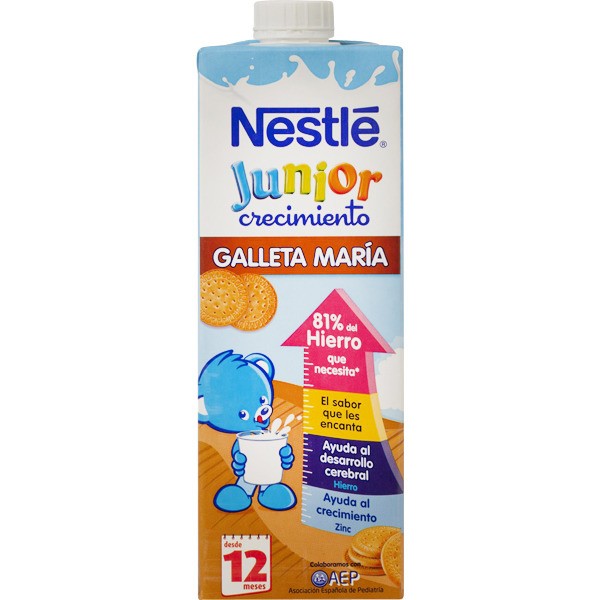 Imagen de Nestlé Junior Crecimiento galleta +1 1L