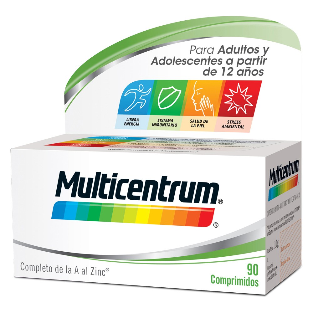 Imagen de Multicentrum adultos multivitamínico 90 comprimidos