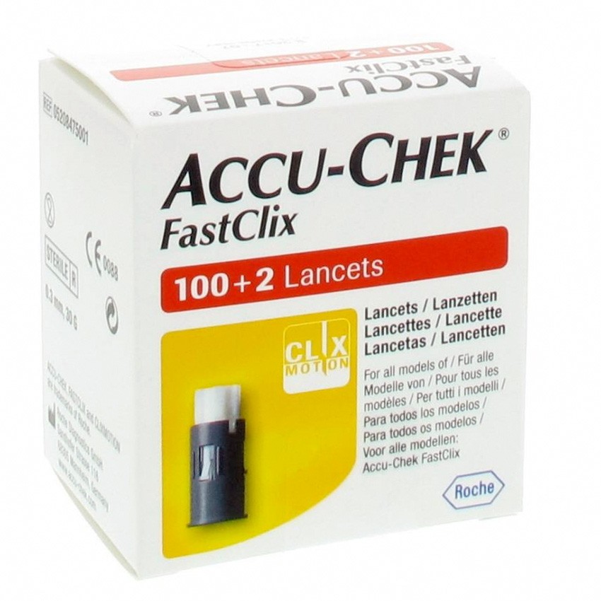 Imagen de Roche Accu-chek fastclix 102 lancetas