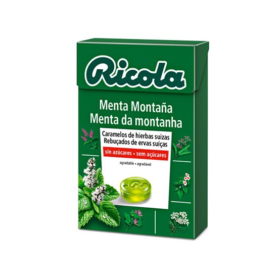 Imagen de Ricola caramelos menta montaña sin azucar 50g