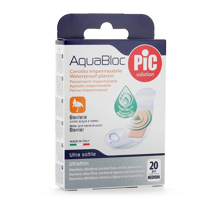 Imagen de Pic Aquabloc bactericida Adhesivo 19x72 20u