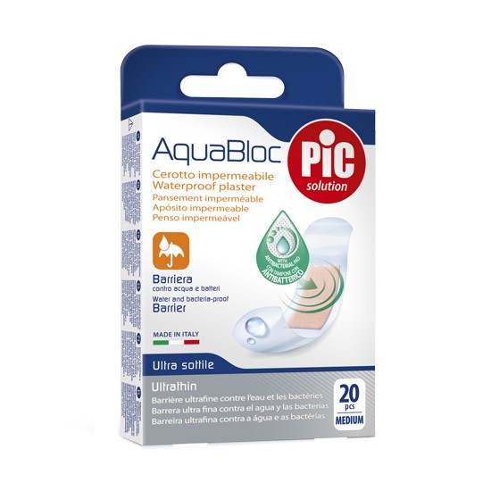 Imagen de Pic aquabloc bactericida adhesivo 22,5mm 20uds