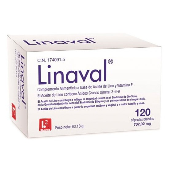 Imagen de Linaval 702,02 mg 120 capsulas