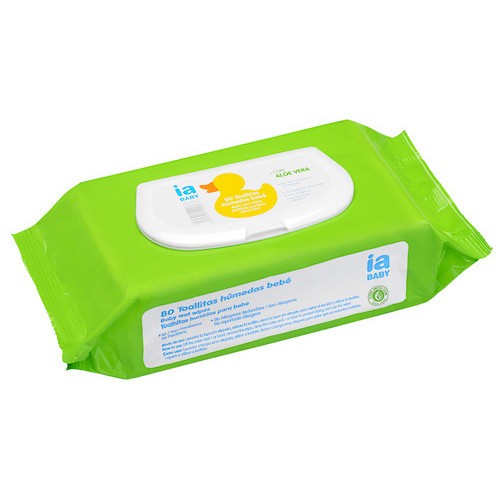 Imagen de Interapothek toallitas bebé aloe vera 80uds