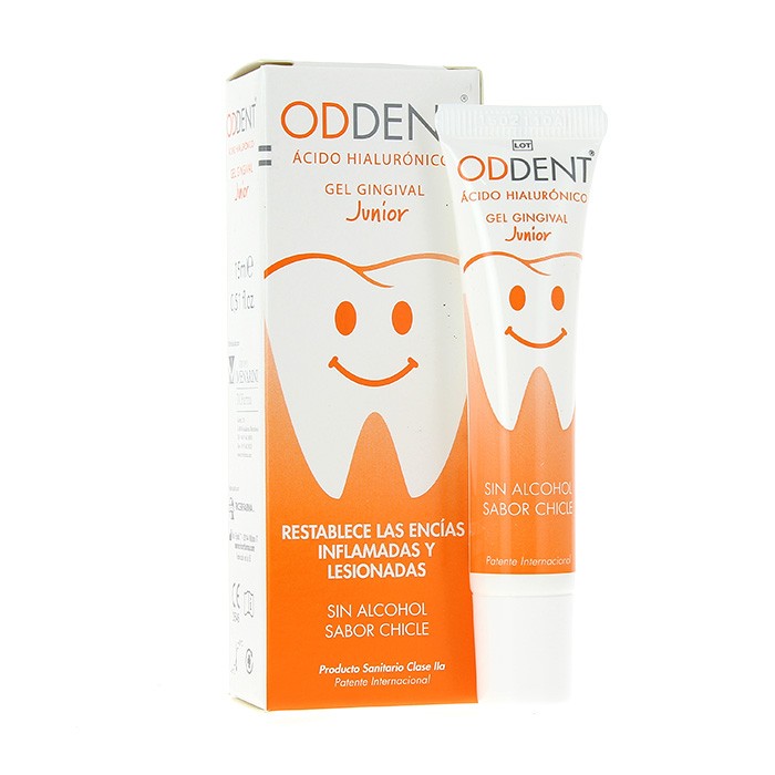 Imagen de ODDENT AC.HIALU GEL GINGIVAL JUNIOR 15ML