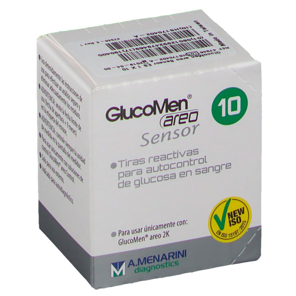 Imagen de Glucomen areo sensor glucosa 10 tiras