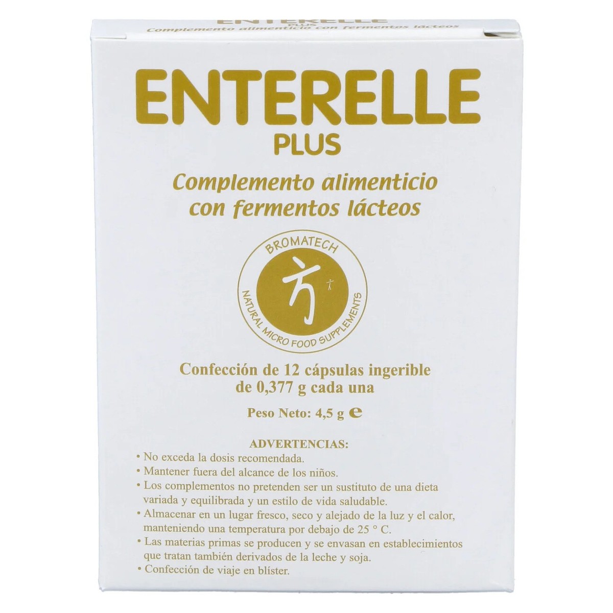 Imagen de Bromatech Enterelle Plus 12 cápsulas