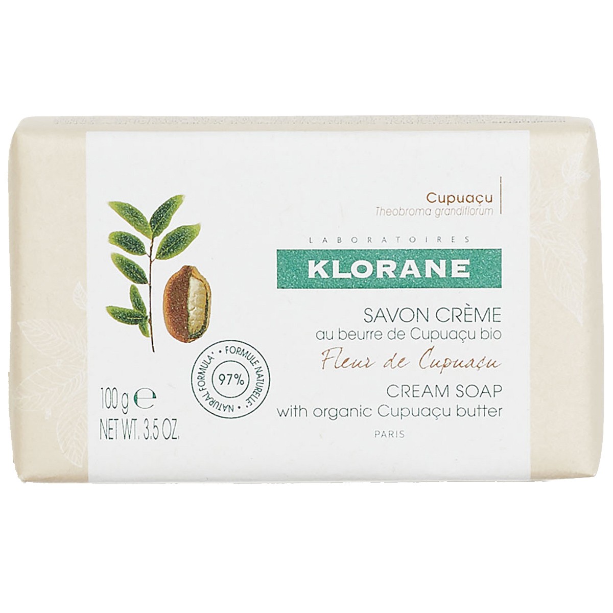 Imagen de Klorane jabon crema flor cupuacu 100gr