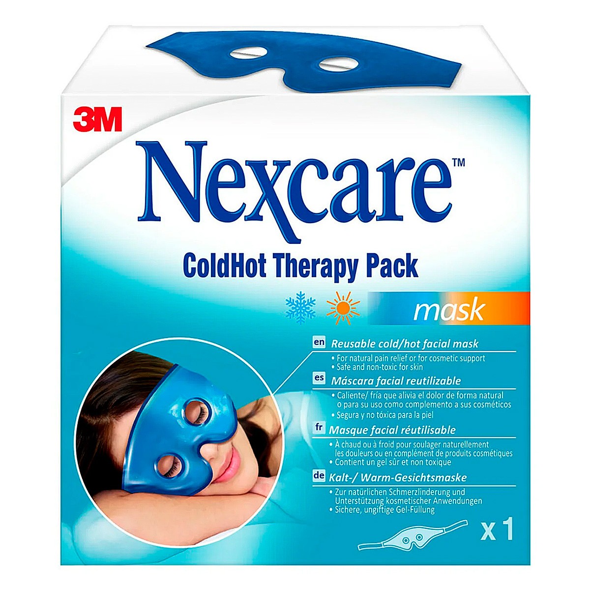 Imagen de 3M Coldhot Nexcare antifaz gel máscara facial