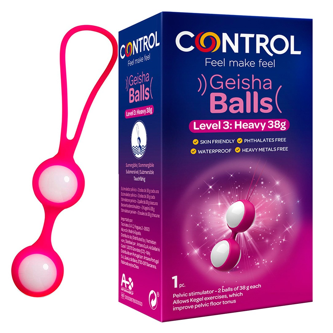 Imagen de Control geisha balls set 2 bolas 38g Estimulador femenino nivel III