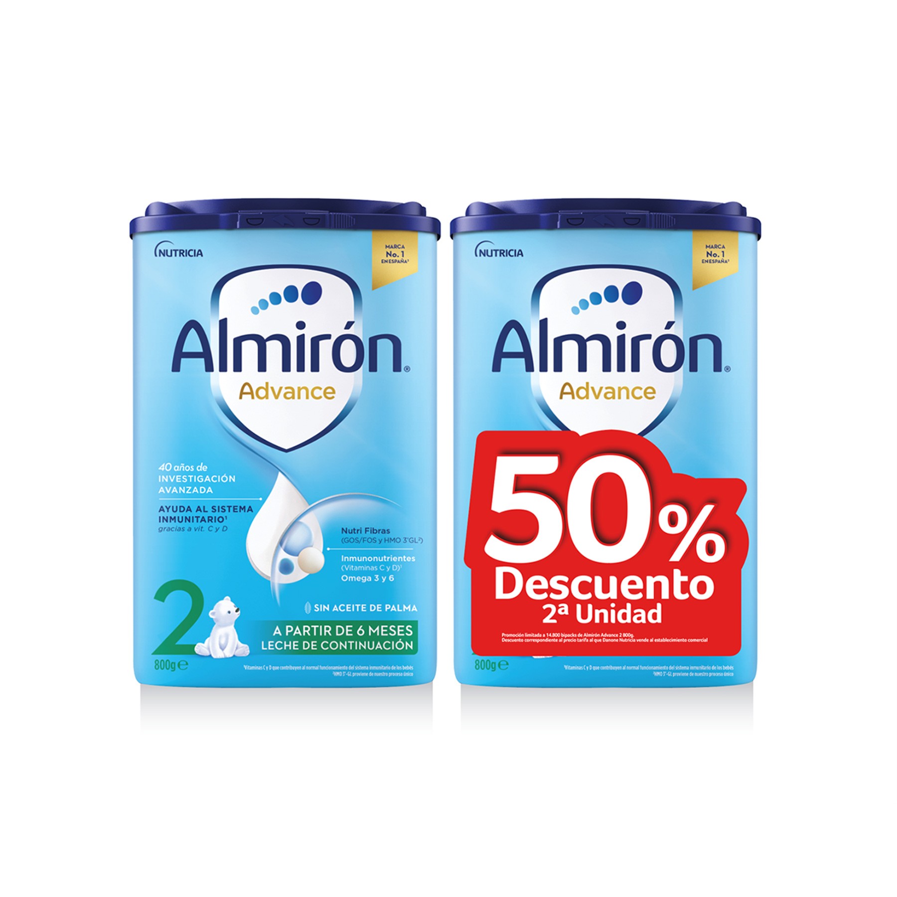 Imagen de Almirón advance pronutra 2 800g. 2ª 50%