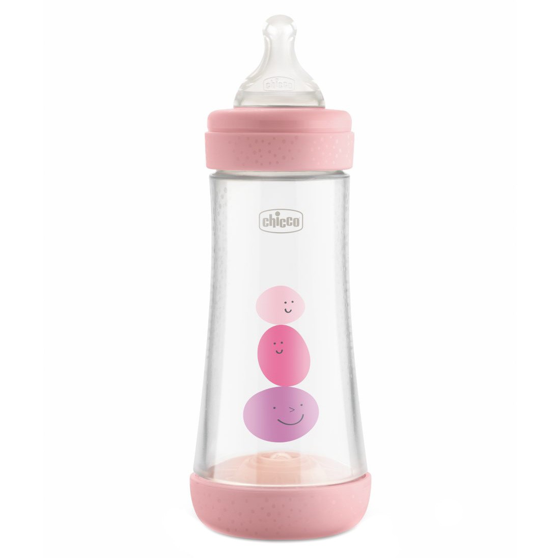 Imagen de Chicco biberón perfect5 4m + 300ml sil rosa