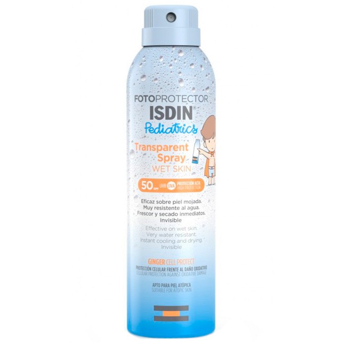 Imagen de Isdin fotoprotector pediátric wet skin SPF50+ 200ml