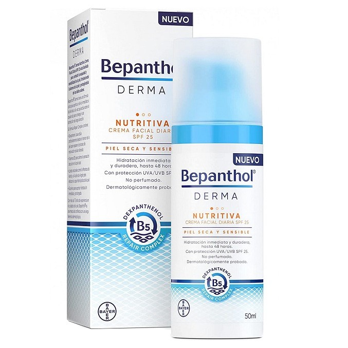 Imagen de Bepanthol derma nutritiva crema facial spf25 50ml