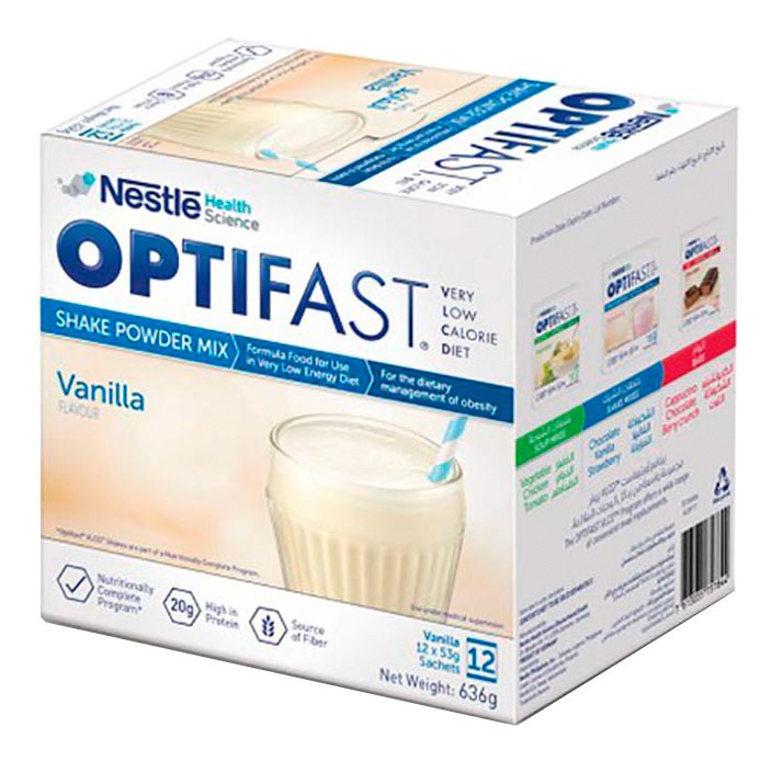 Imagen de Nestlé Optifast batido vainilla 12 sobres 55g