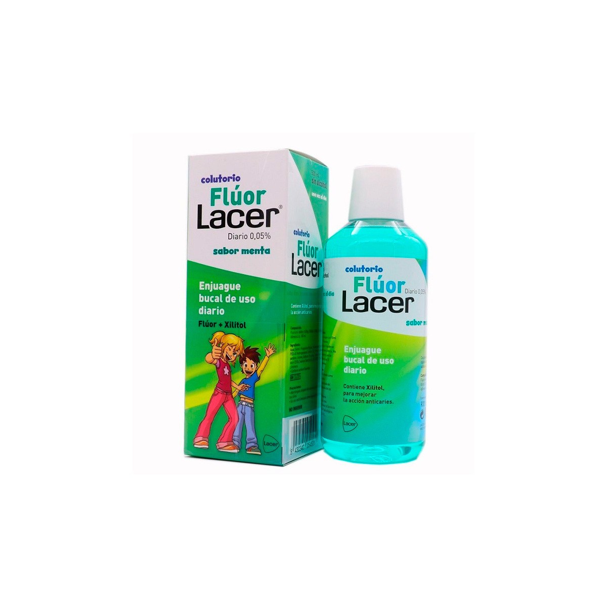 Imagen de Lacer Colutorio Fluor Menta 0,05 500ml