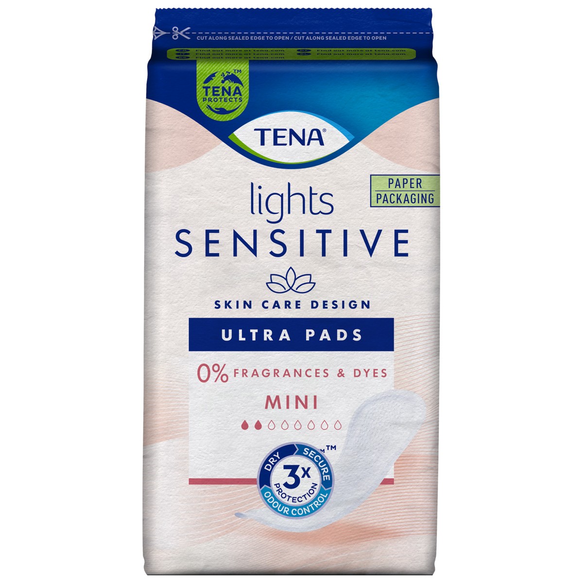 Imagen de Tena Lights Sensitive protegeslip Mini 20 unidades