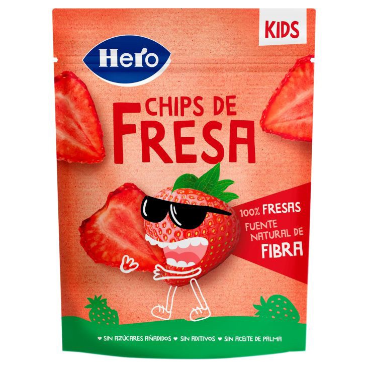 Imagen de Hero Kids snack fresa chips 12g