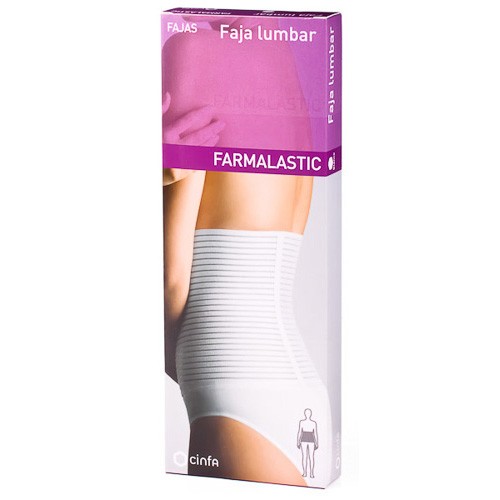 Imagen de FAJA FARMALASTIC LUMBAR VELCR T/4 130-14