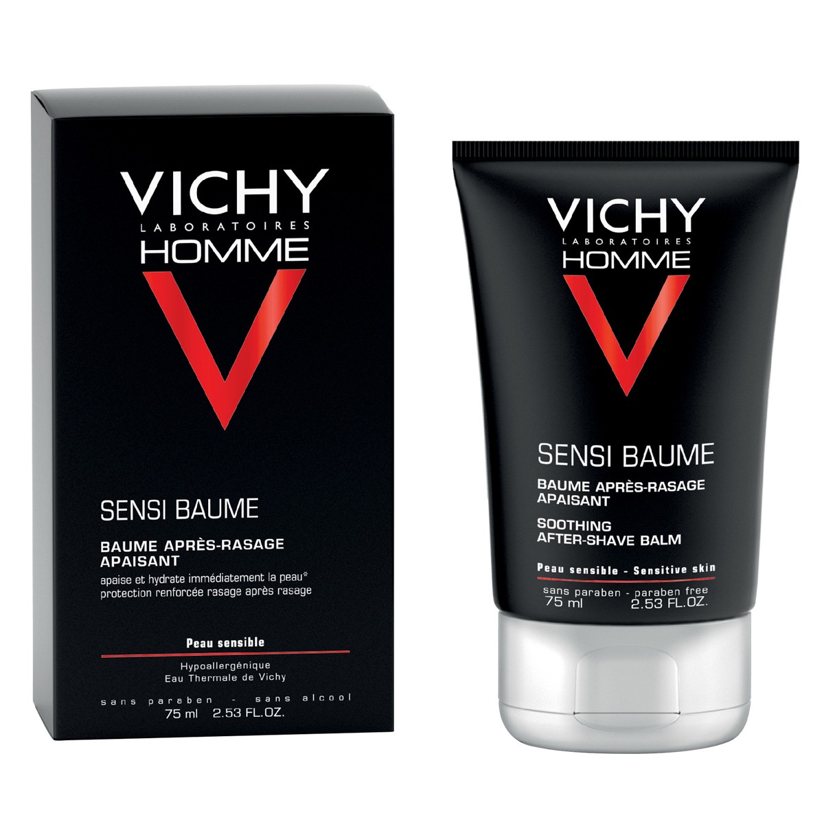 Imagen de Vichy Homme sensi bálsamo calmante after-shave 75ml