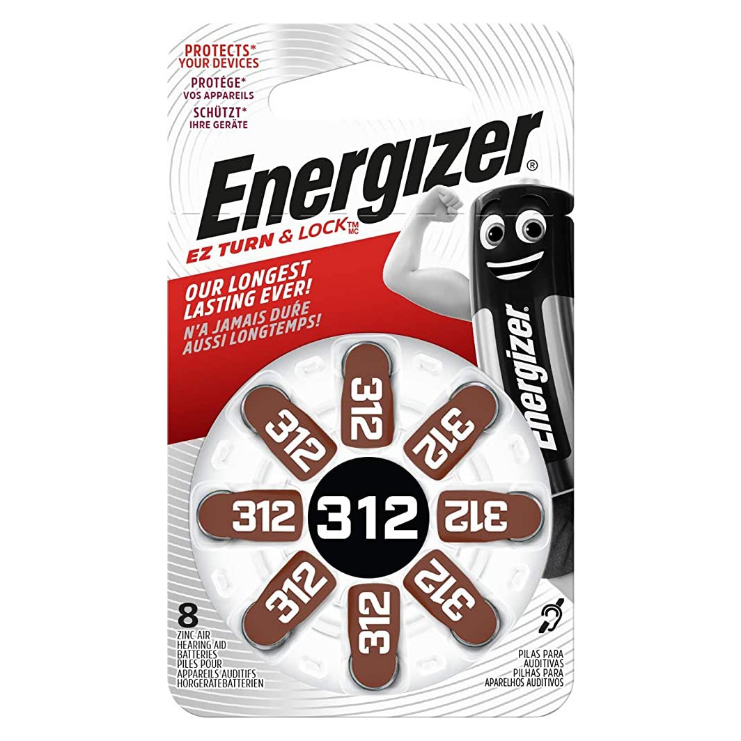 Imagen de Energizer blister 8 pilas audífono AC312