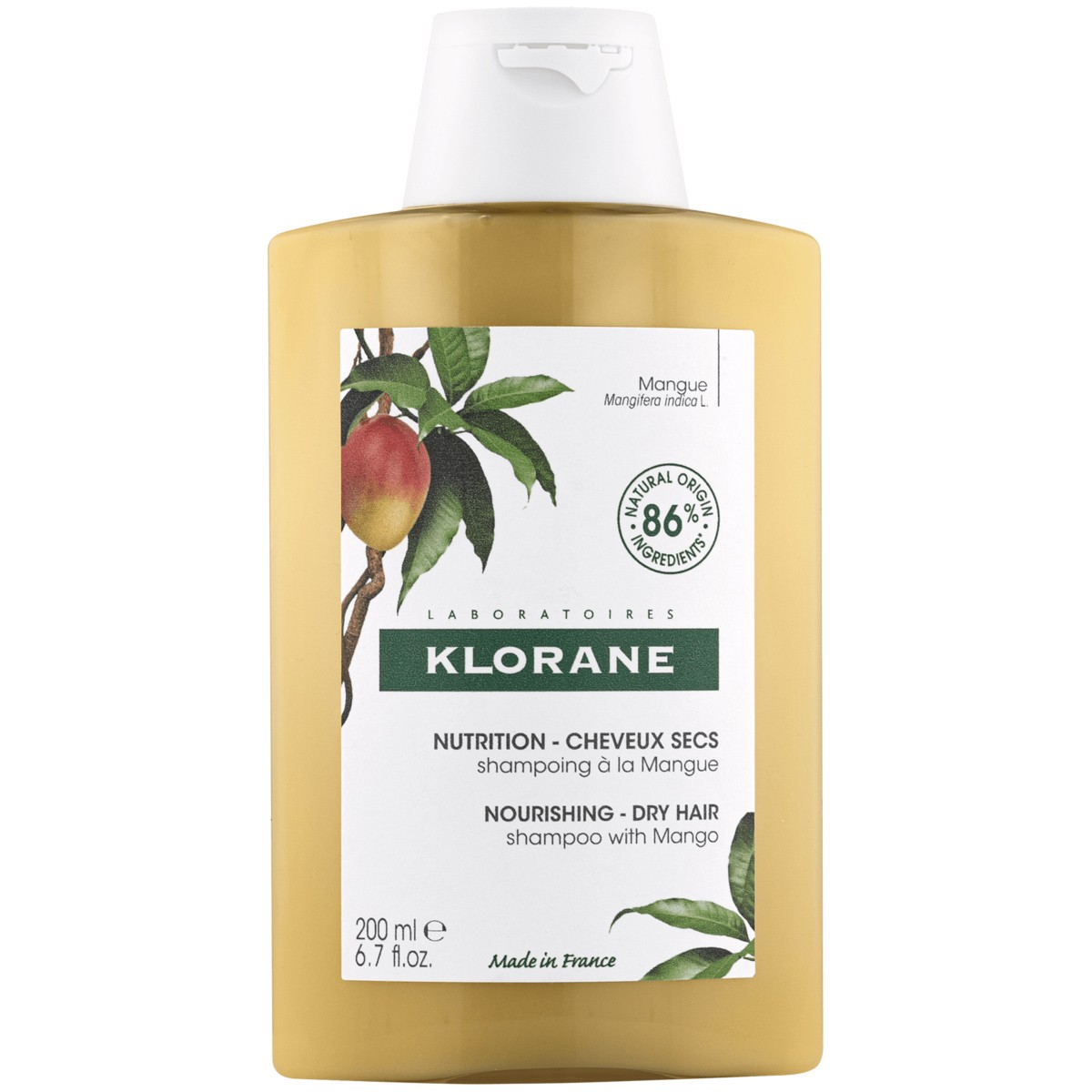 Imagen de Klorane champú tratante nutritivo con manteca de mango 200ml